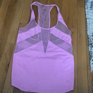 Pink lululemon size 4 tank top